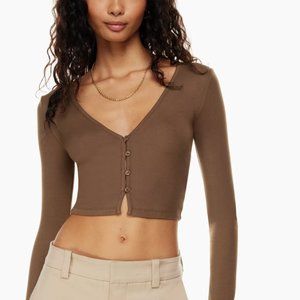 Aritzia Sunday Best QUINCY LONGSLEEVE - Black